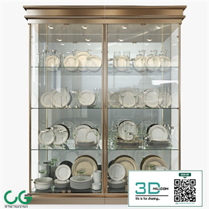 Birgit Israel - Pair of american brass display cabinets